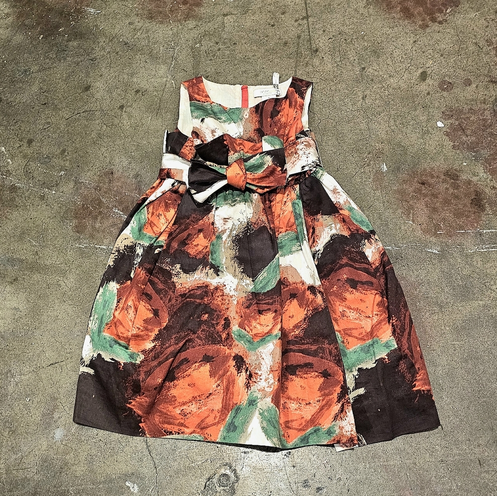 Crewcuts Collection Girls Floral Watercolor Dress...Size 5